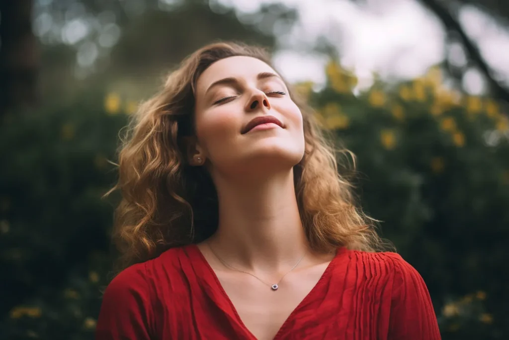 woman relaxing